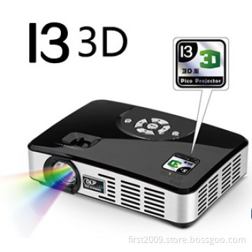 600lumens DLP Pico 3D LED Projector for Teaching